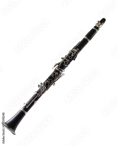 Canvas Print French Boehm system clarinet
