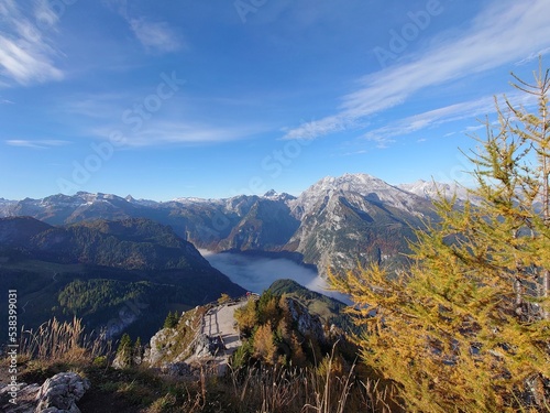 Der Ausblick vom Jenner im Berchtesgadener Land