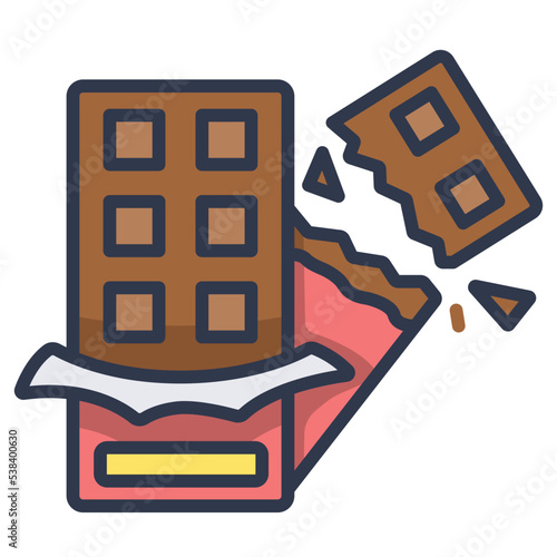 Chocolate bar icon
