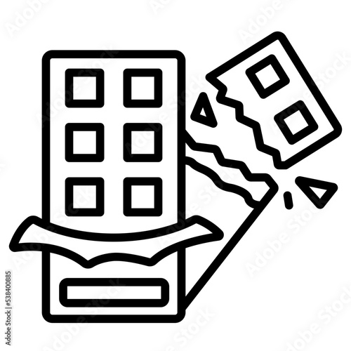 Chocolate bar icon