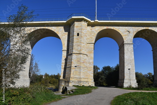 most, wiadukt, akwedukt, przęsłą, filary, kamienny, kolejowy, Boleslawiec, Dolny Slask, 