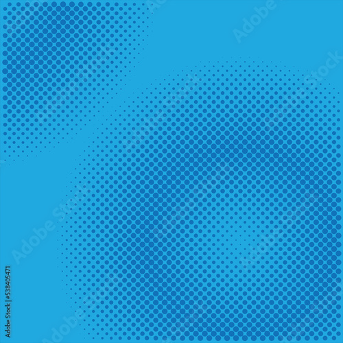 Pattern design with blue color background