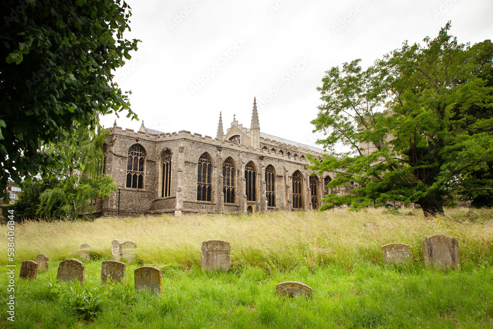 St Mary's Church in Bury St Edmunds in England