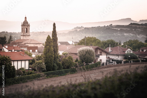 Landscape of the Basque town of Ribabellosa, Erriberabeitia, Alava, Pais Vasco
 photo