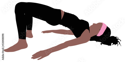 Fitness woman doing exercise