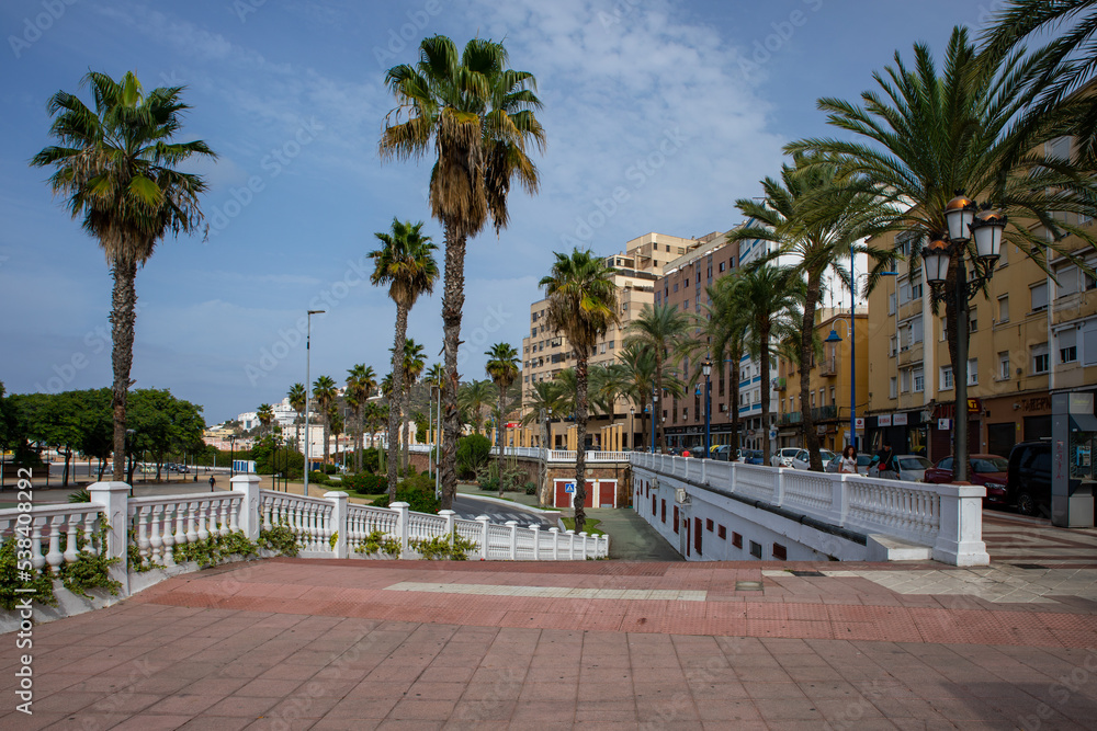 Ceuta Traditional Architecture in a Spanish Enclave in Africa. Ceuta Shares a Border with Morocco. Spain. Africa. Ceuta Traditional Architecture in a Spanish Enclave in Africa. Ceuta Shares a Border with Morocco. Spain. Africa.