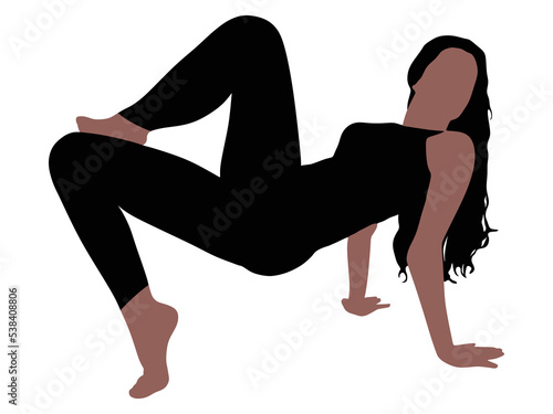 Fitness woman doing exercise