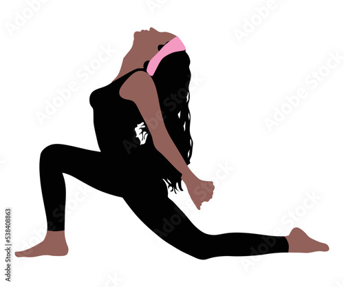 Fitness woman doing exercise