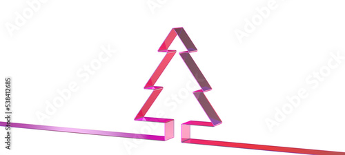 Abstract winter scene with ...