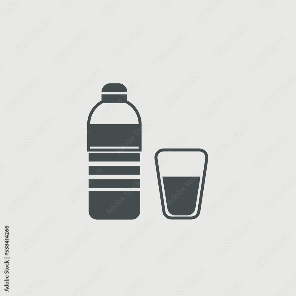 Water bottle icon Water bottle icon