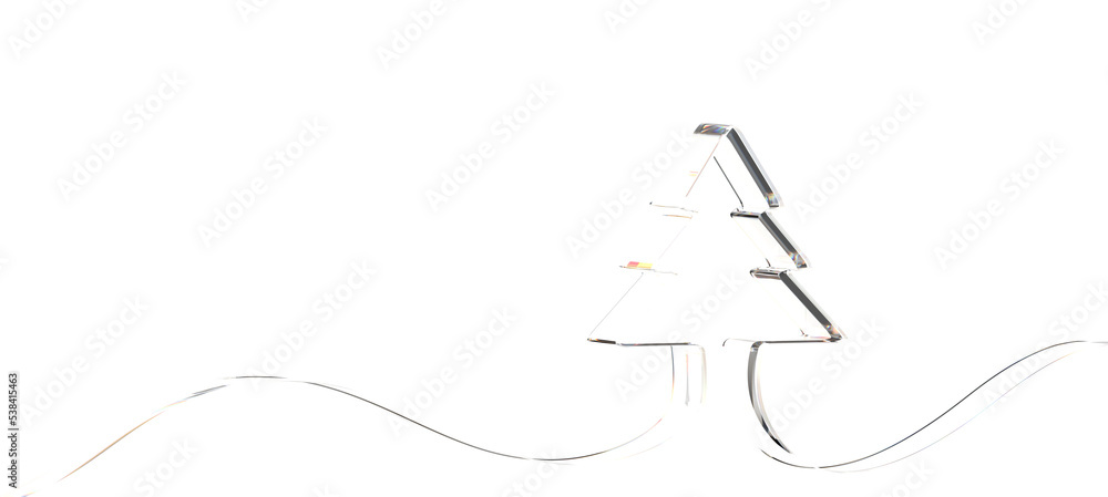 abstract christmas tree 3d rendering abstract christmas tree 3d rendering