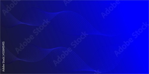 Fototapeta Naklejka Na Ścianę i Meble -  Abstract wave lines dynamic flowing colorful light isolated on black background.  illustration design element in concept of music, party, technology, modern