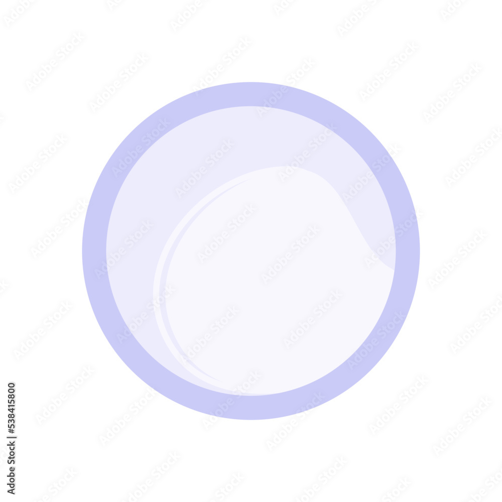 Circle purple sticky note with border Circle purple sticky note with border
