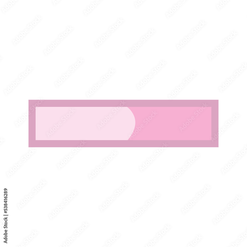Bookmark pink sticky note with border Bookmark pink sticky note with border