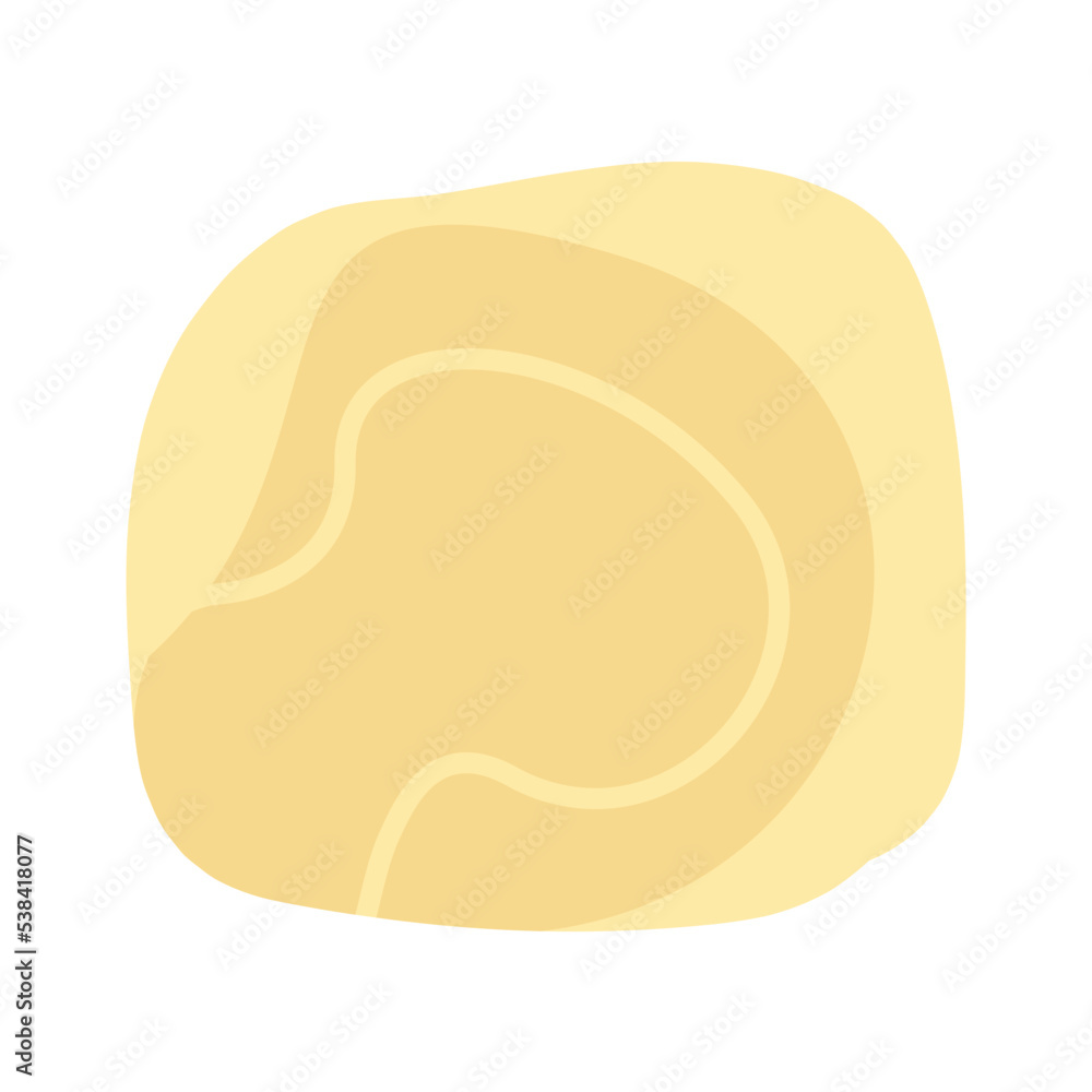 Hand drawn square yellow sticky note Hand drawn square yellow sticky note