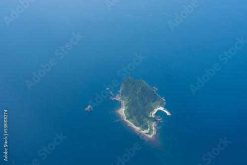 Top view of Keelung Islet in Taiwan