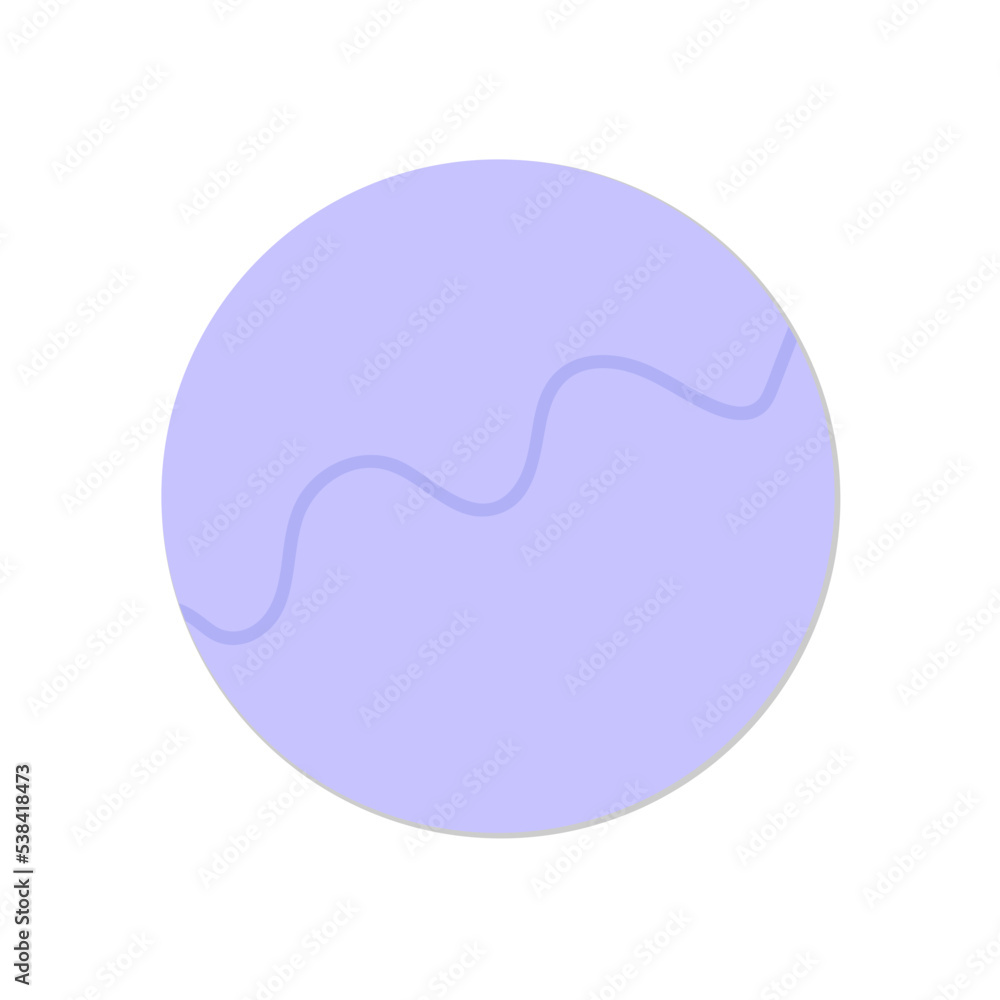 Circle purple sticky note with soft shadow Circle purple sticky note with soft shadow