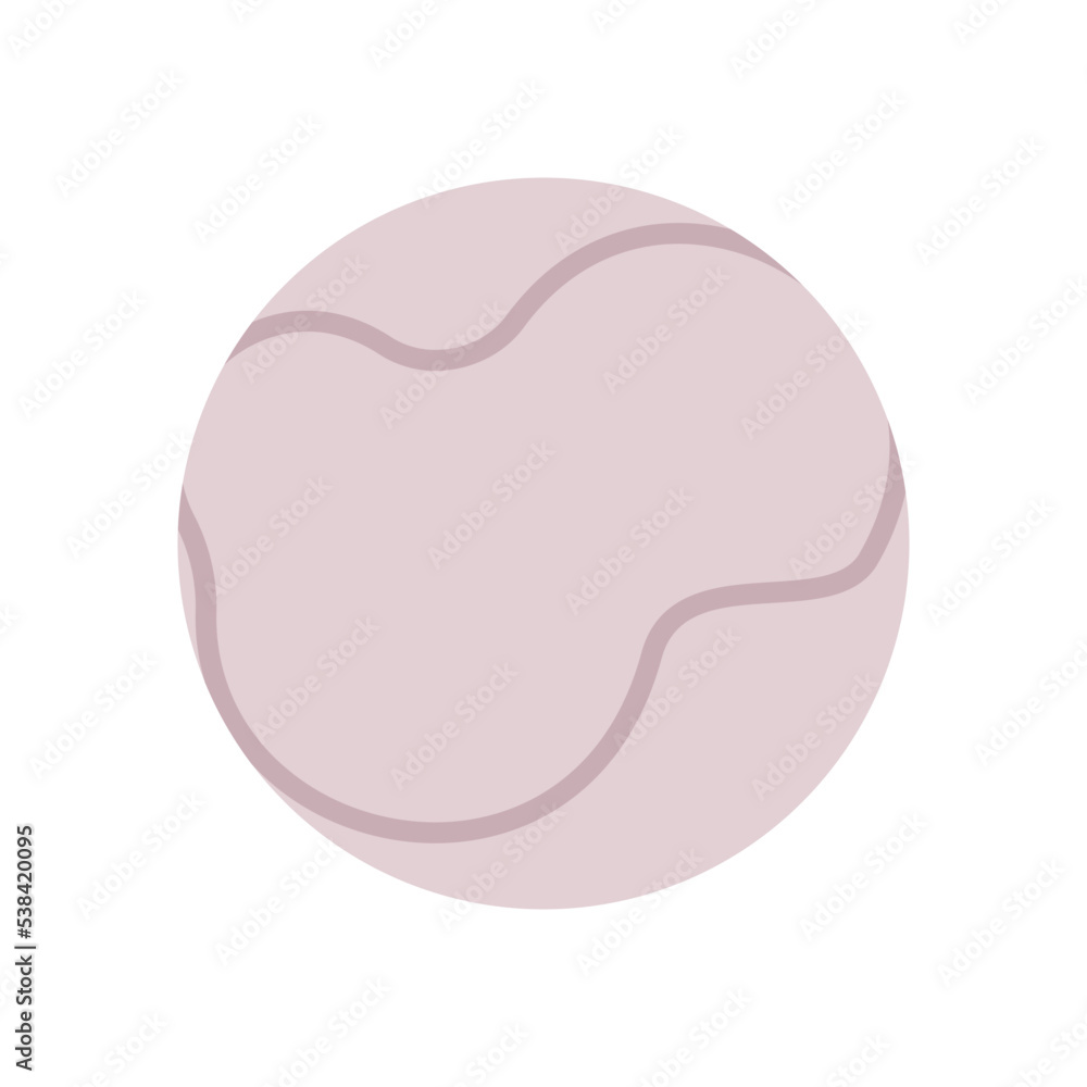 Circle gray pink sticky note