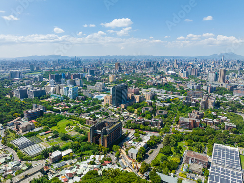 Taipei cityscape skyline