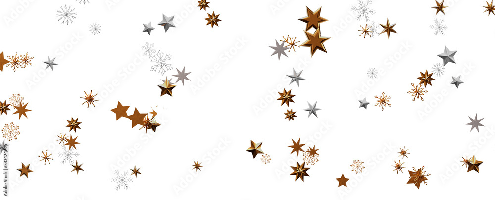Christmas Card - Snowflakes Of Paper In Frame Christmas Card - Snowflakes Of Paper In Frame