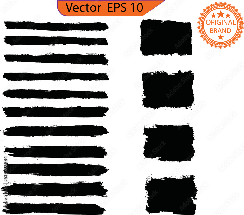 Black line, grunge brush strokes, ink paint set, EPS 10. Paint brushes. Paint splatter stroke, ink stroke, Black Grunge Banners on transparent background. Dirty artistic vector design. commercial use Black line, grunge brush strokes, ink paint set, EPS 10. Paint brushes. Paint splatter stroke, ink stroke, Black Grunge Banners on transparent background. Dirty artistic vector design. commercial use
