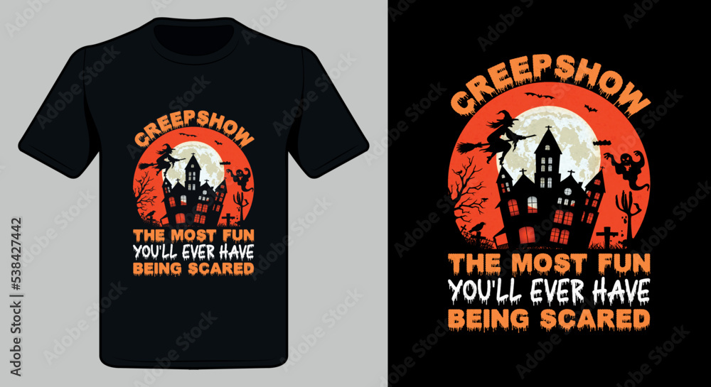 Halloween t shirt design.