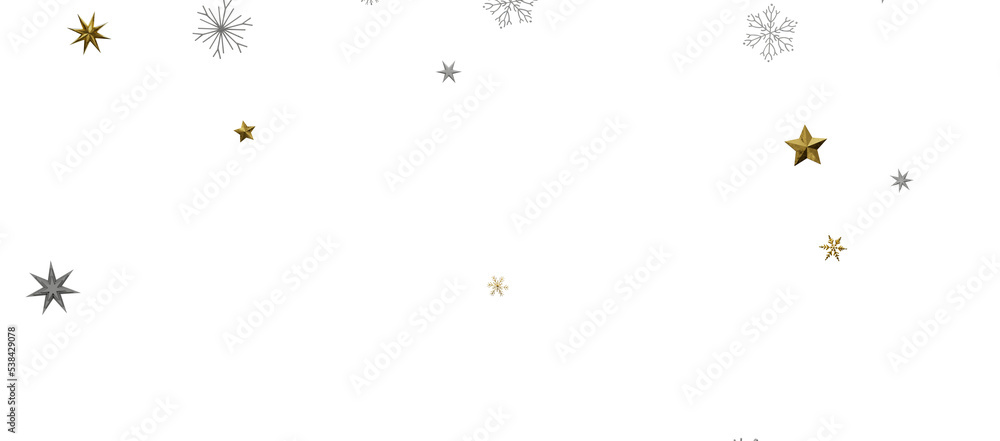 Christmas background design of snowflake and snow falling in the winter 3d illustration Christmas background design of snowflake and snow falling in the winter 3d illustration