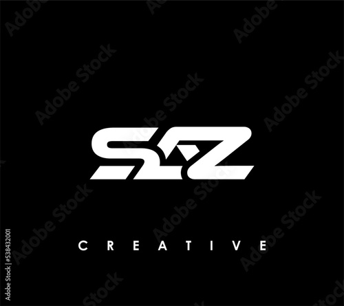 SAZ Letter Initial Logo Design Template Vector Illustration