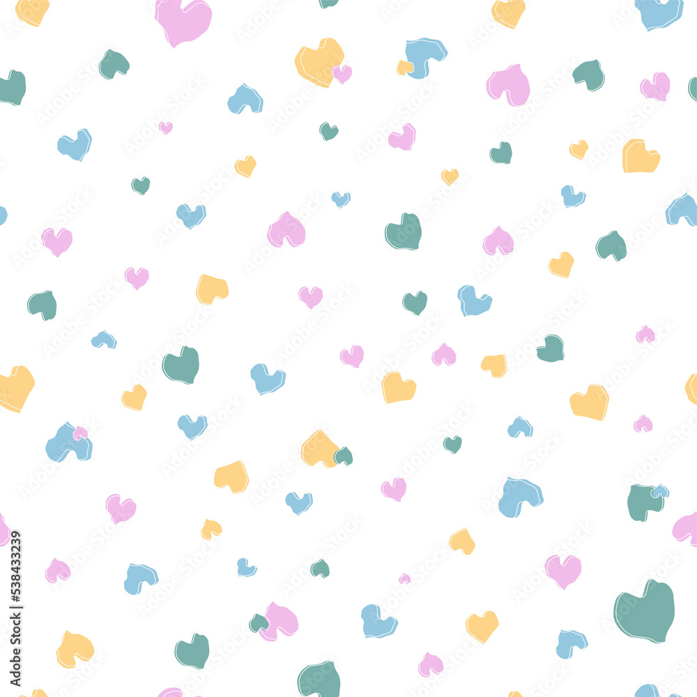seamless pattern with hearts seamless pattern with hearts