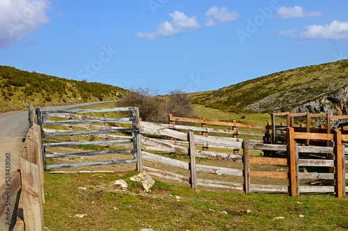 fence in the mountains