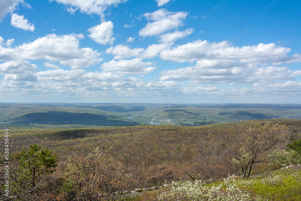 View over the the Delaware Water Gap National Recreation Area
