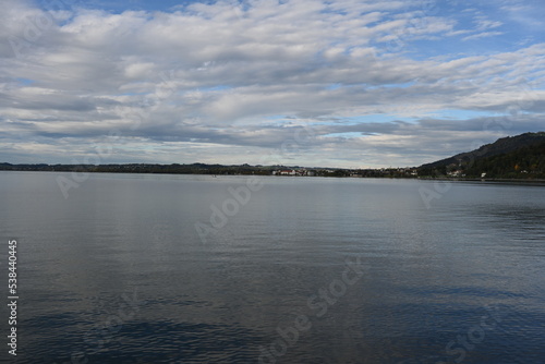 clouds over the lake Constance in Austria