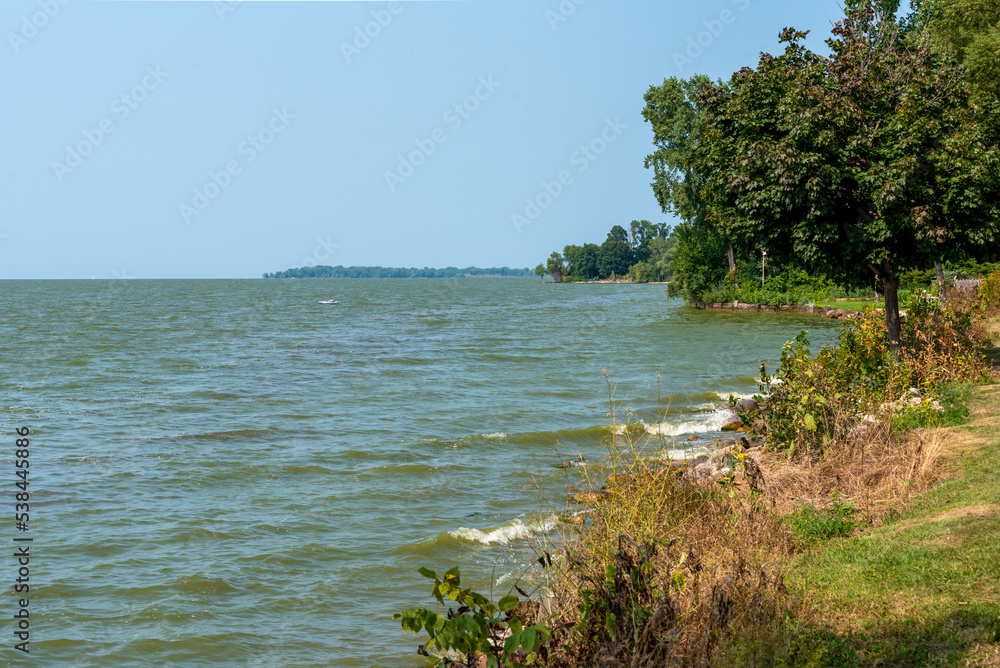 Rocky Shoreline On The Bay Of Green Bay Rocky Shoreline On The Bay Of Green Bay