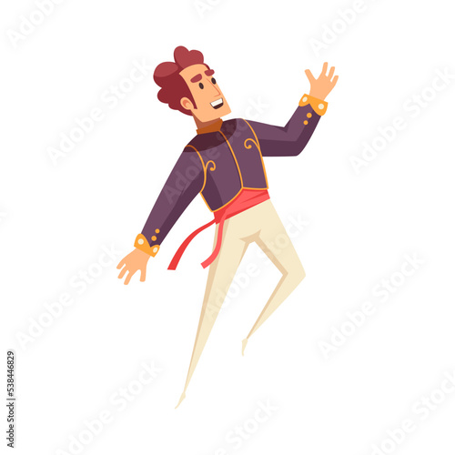Cartoon Opera Singer