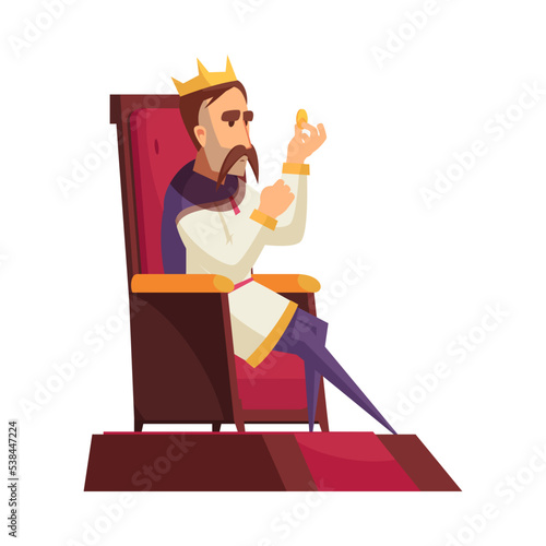 King Cartoon Illustration