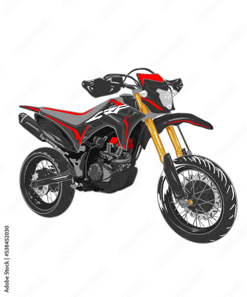 a supermoto type motorcycle