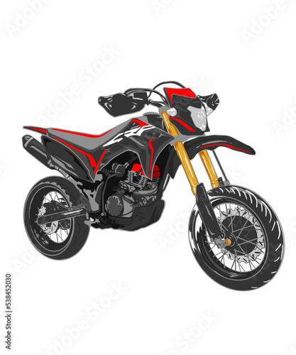a supermoto type motorcycle