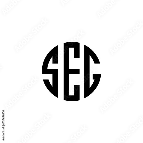 SEG Letter Initial Logo Design Template Vector Illustration