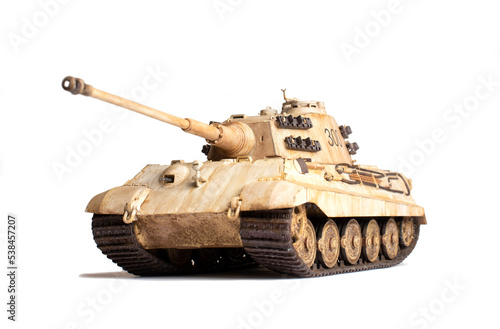 Scale model of old vehicle