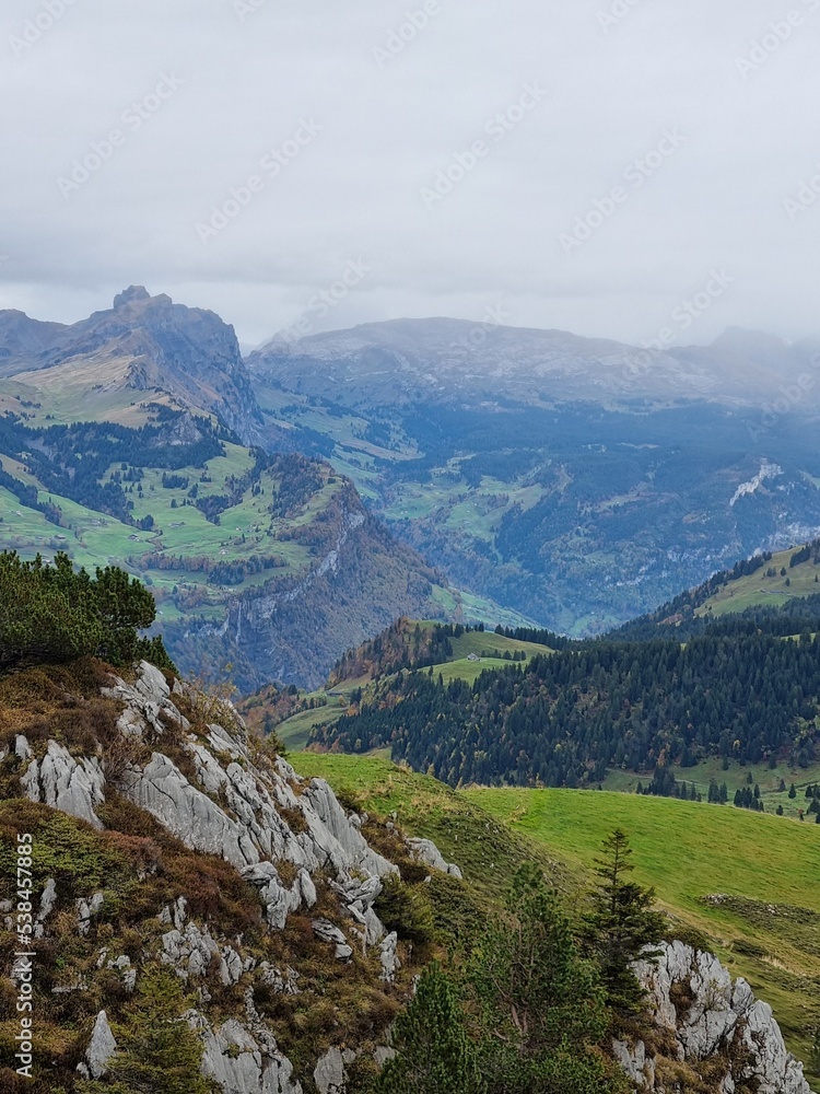 landscape with mountains