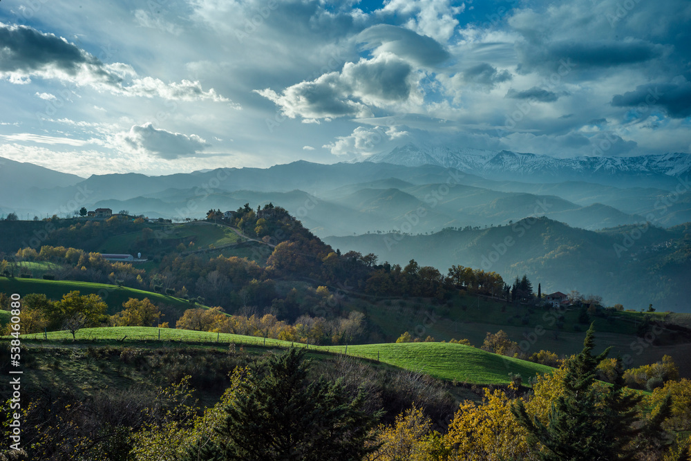 Landscape from the hills outside Ascoli Piceno