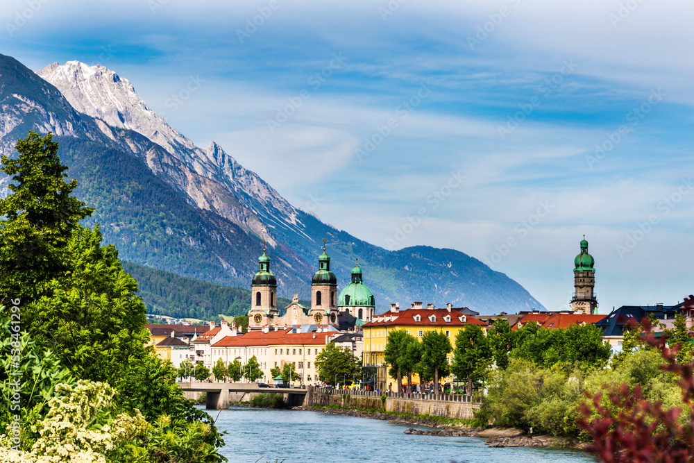The Inn River, Innsbruck Austria