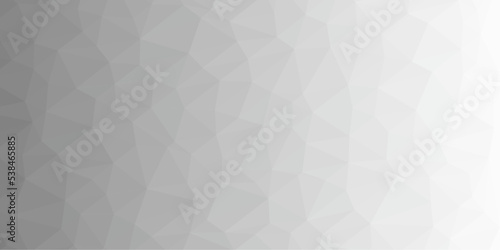 Fototapeta Naklejka Na Ścianę i Meble -  Minimalist Background Abstract Grey White Gradient Low Poly Pattern Geometric Vector Background