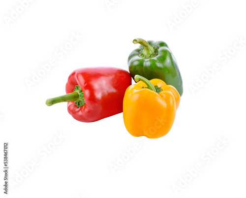 Stampa su tela Bell pepper  isolated on transparent png