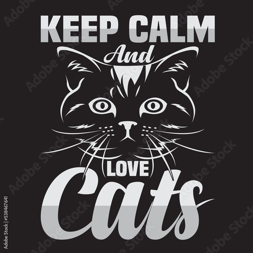 KEEP CALM AND LOVE CATS