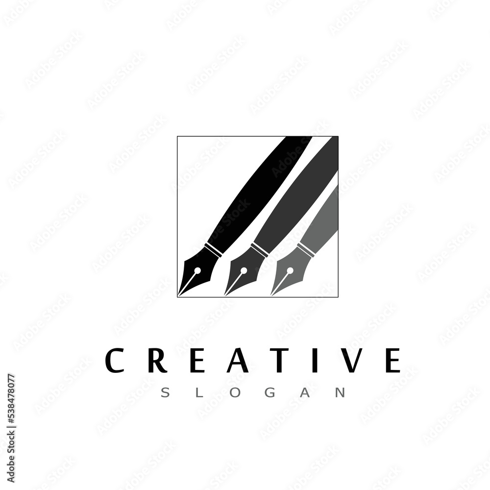 pen logo design symbol art idea pen logo design symbol art idea