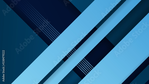 Abstract blue shapes background with line square and modern technology geometric pattern. Vector abstract graphic design banner pattern presentation background web template.