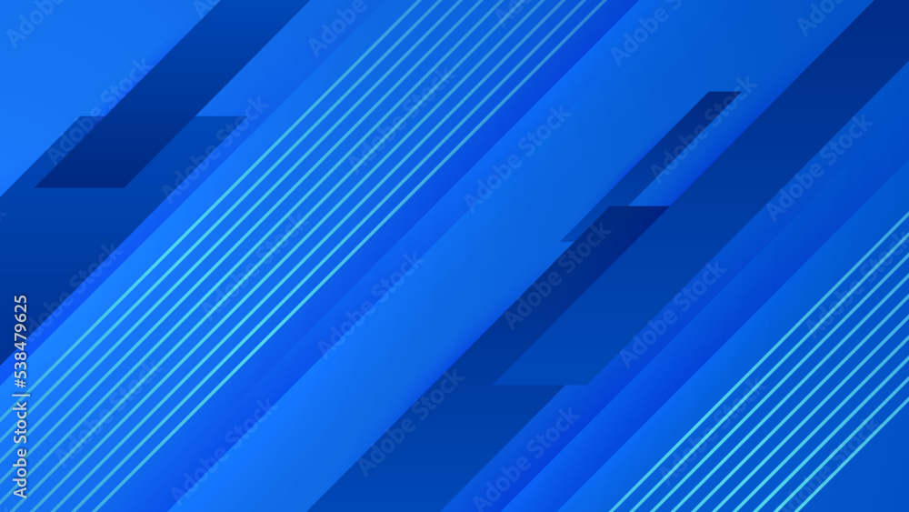 Abstract blue shapes background with line stripes and modern technology geometric pattern. Vector abstract graphic design banner pattern presentation background web template. Abstract blue shapes background with line stripes and modern technology geometric pattern. Vector abstract graphic design banner pattern presentation background web template.