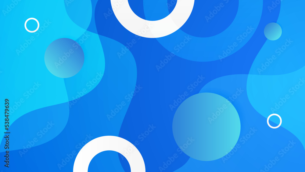 Abstract blue shapes background with waves and modern technology geometric pattern. Vector abstract graphic design banner pattern presentation background web template. Abstract blue shapes background with waves and modern technology geometric pattern. Vector abstract graphic design banner pattern presentation background web template.