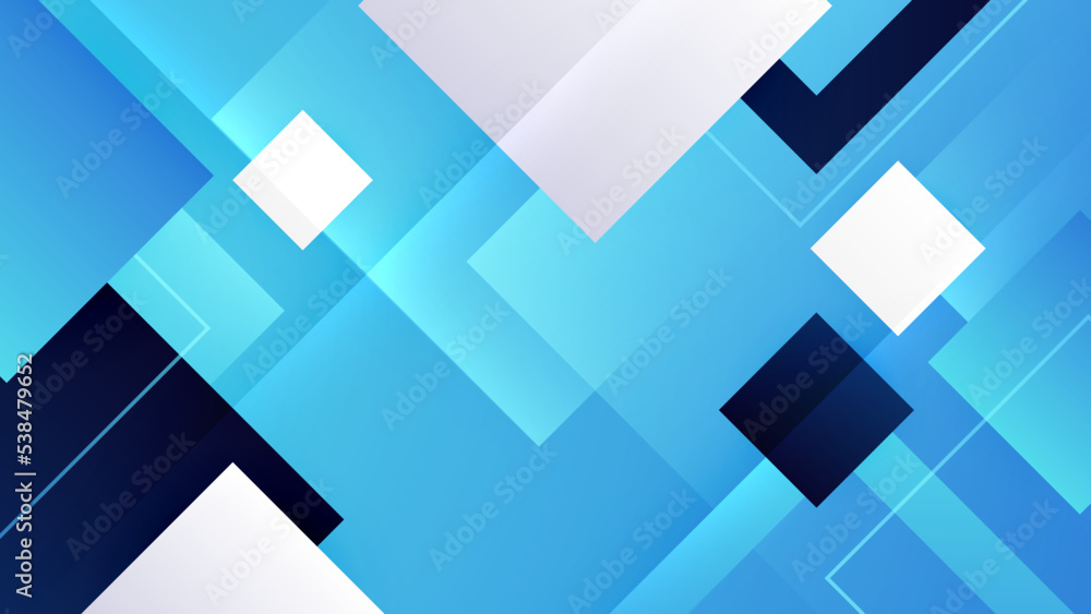 Abstract blue background with squares and modern technology geometric pattern. Vector abstract graphic design banner pattern presentation background web template. Abstract blue background with squares and modern technology geometric pattern. Vector abstract graphic design banner pattern presentation background web template.